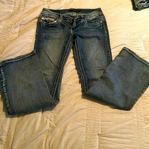 Twentyone Black Jeans rue21 size 11/12R Boot cut